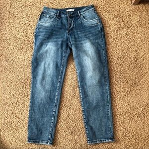 Women’s Faded Baggy Wide Leg Jeans Size Small
